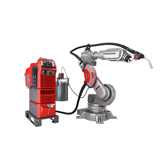 Additive roboter on transparent background