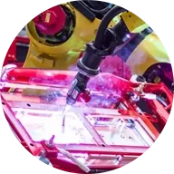 Automatic welding system with robot